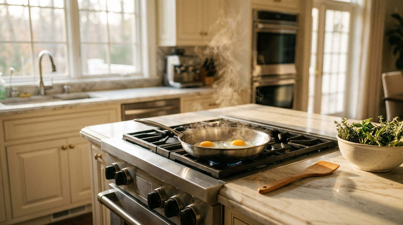 Skip the PTFE: Frying Pans That Release Eggs Without the Fumes