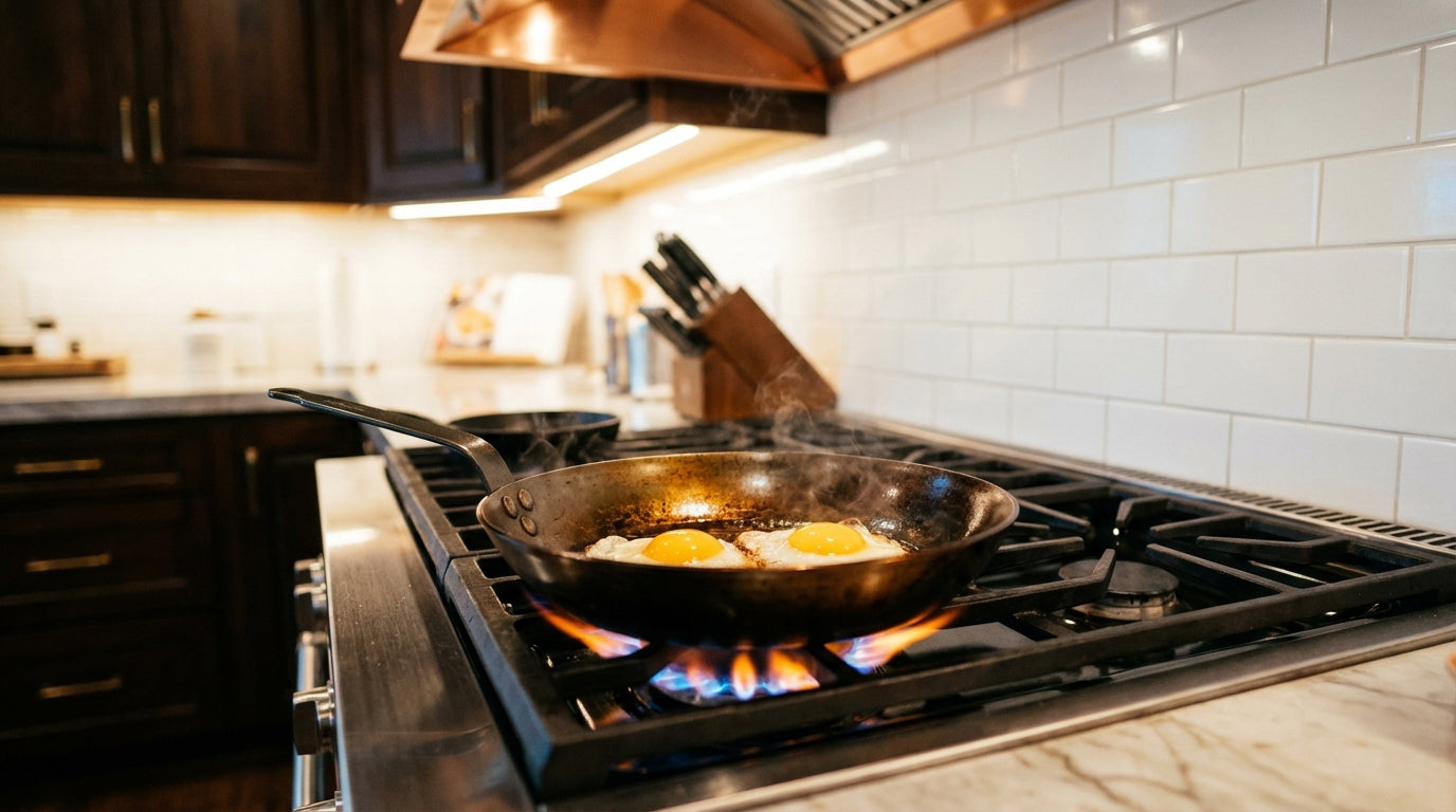 Best Non-Stick Cookware for Gas Stoves? Carbon Non-Stick!