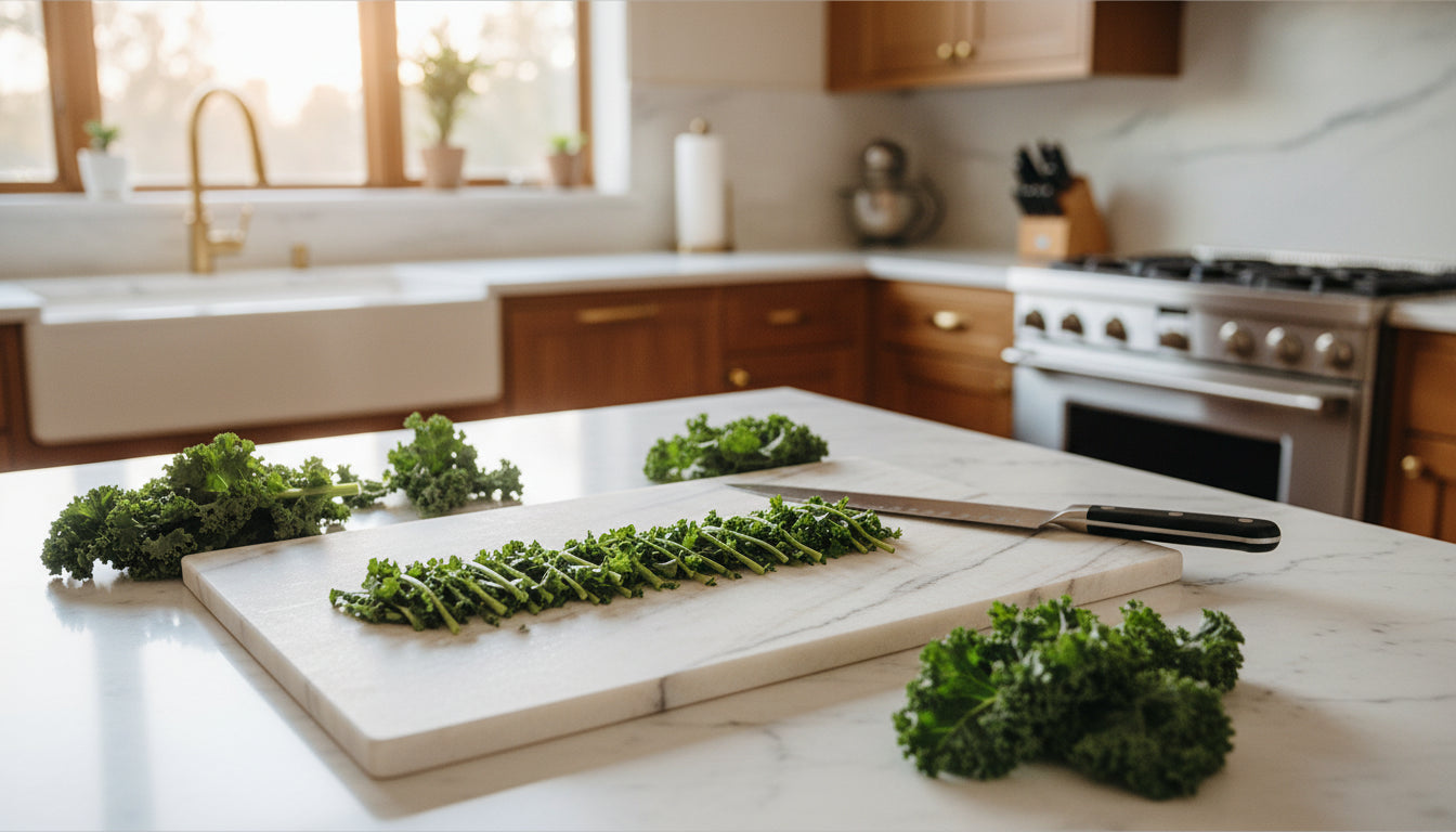 Chiffonade Kale: Tender Strips for Hearty Salads and Sautés