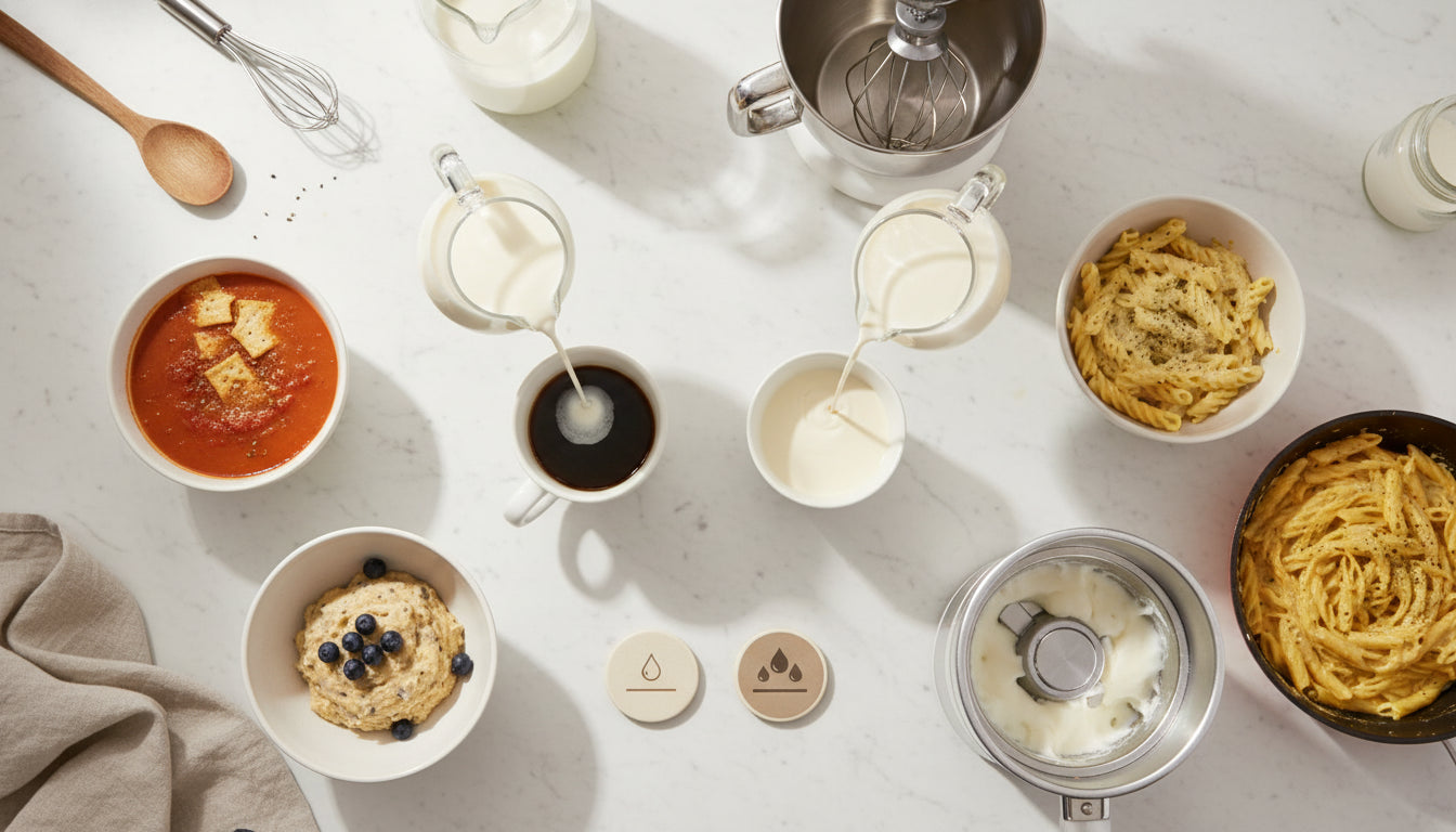 Cream Swap: Can I Use Half and Half Instead of Heavy Cream in Recipes?