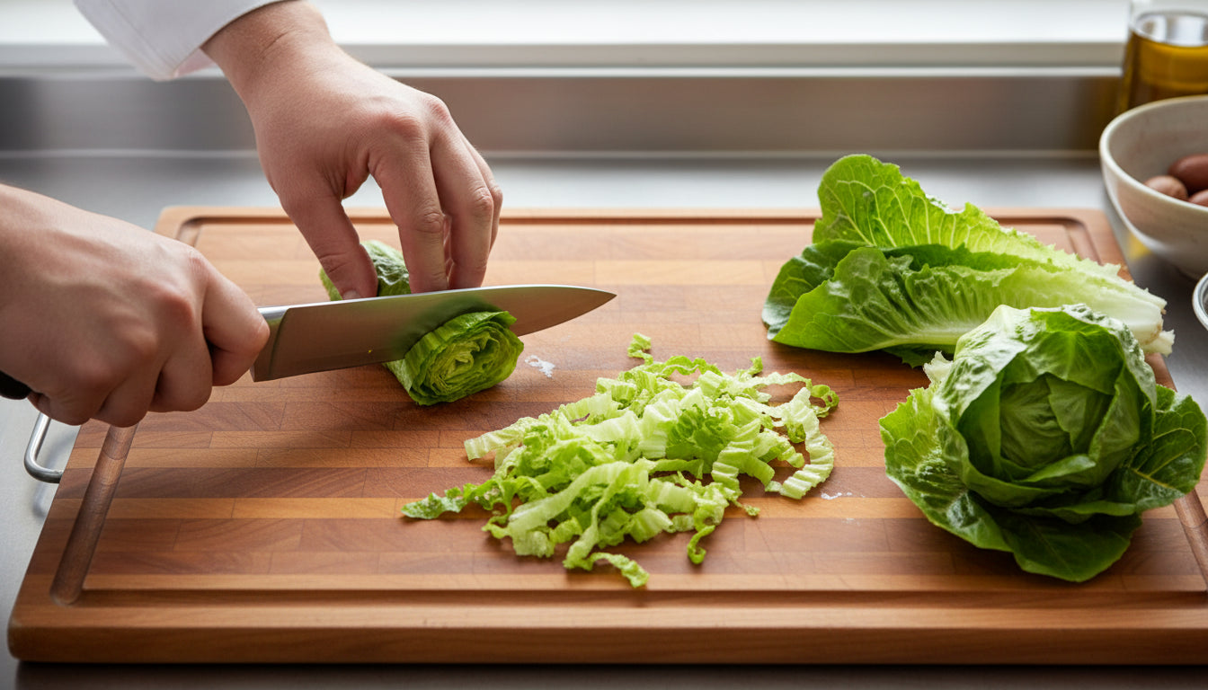 How to Chiffonade Lettuce Perfectly for Crisp, Even Shreds