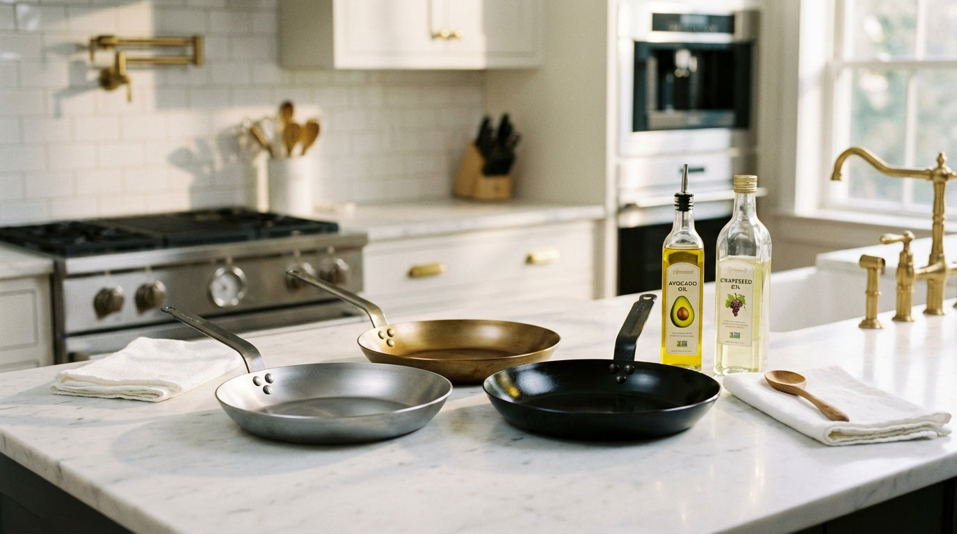 Keep Carbon Steel Sliding: Seasoning Without the PFAS Mystery