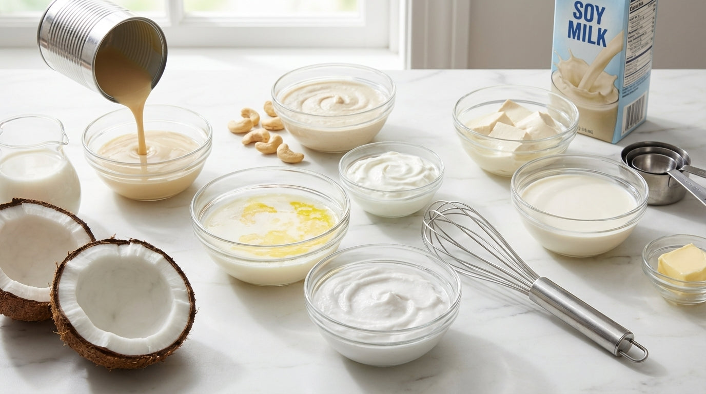 Heavy Cream Substitute: 7 Best Alternatives for Every Recipe