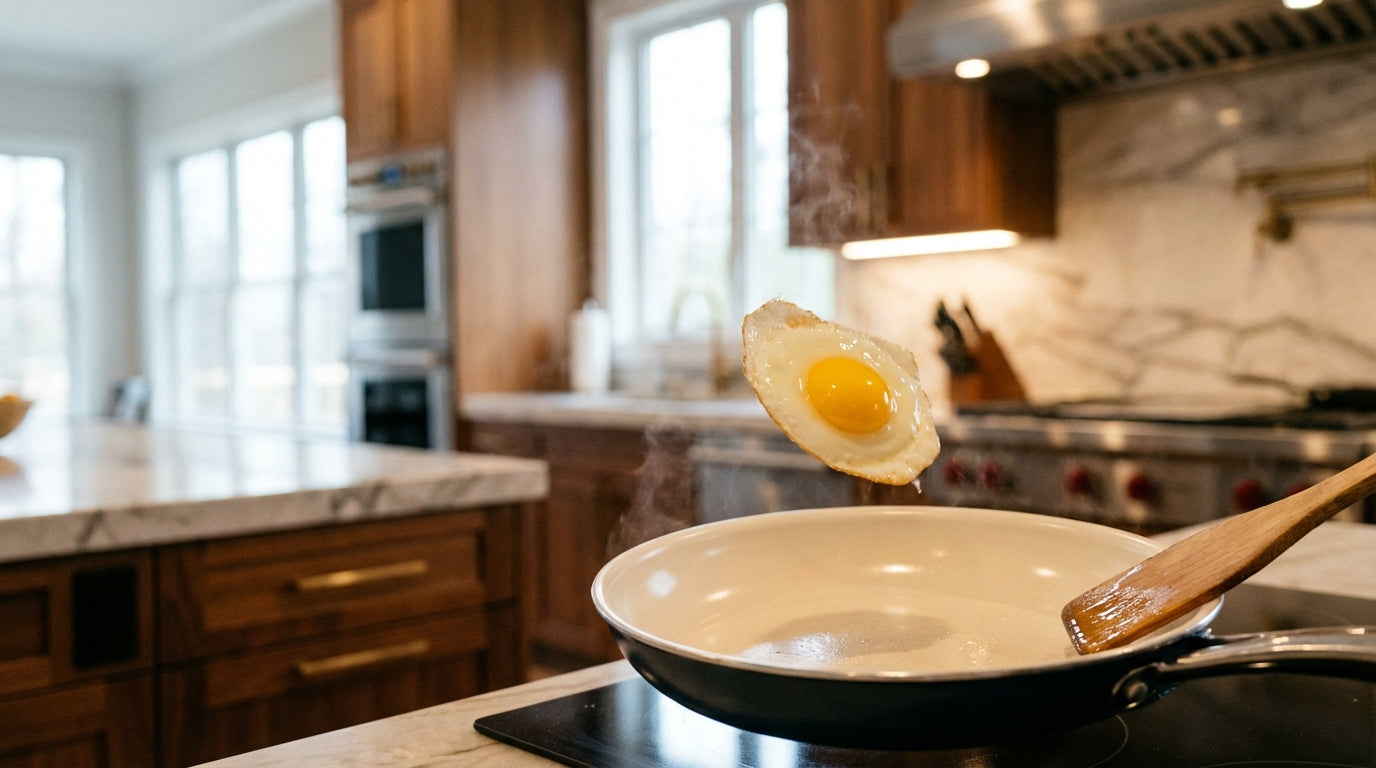 Morning-After Eggs: Does PFAS-Free Non-Stick Survive the Flip?
