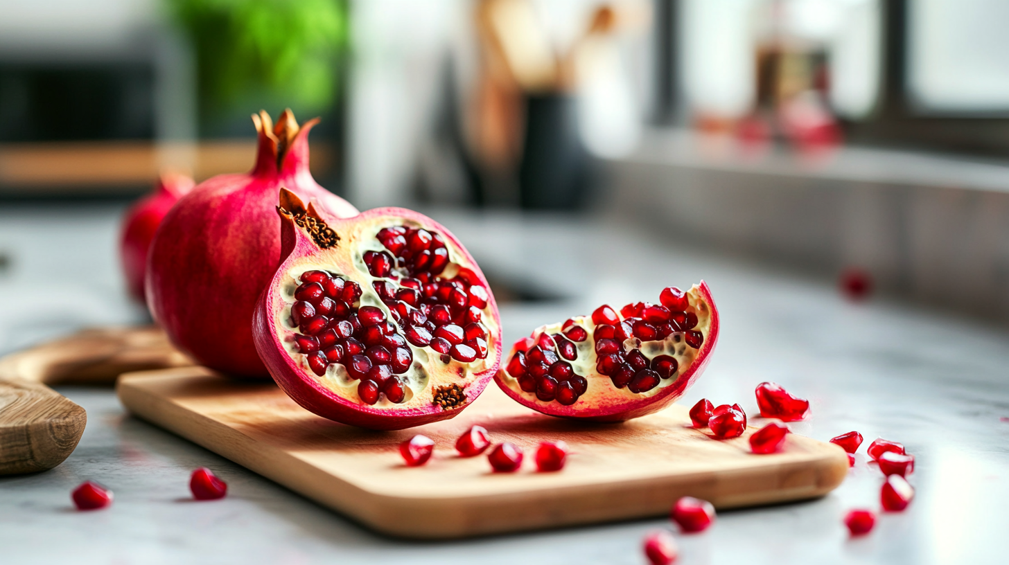 How to Cut a Pomegranate