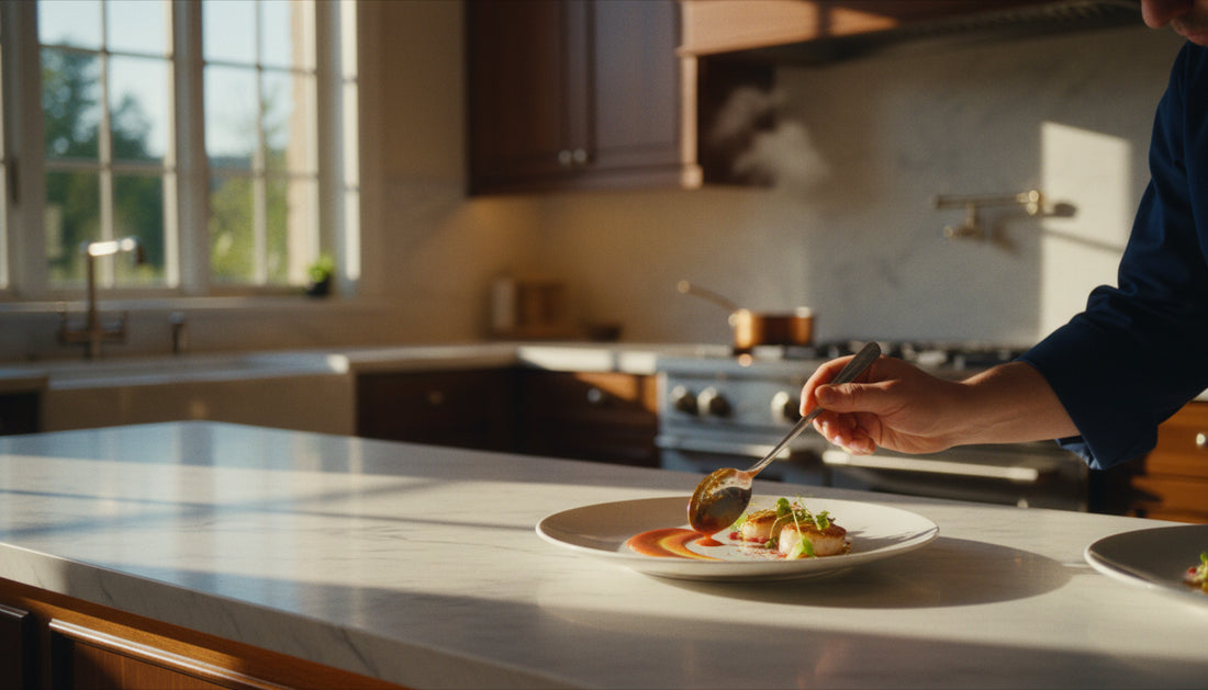 Serving with a Chef Spoon: Presentation and Portion Control