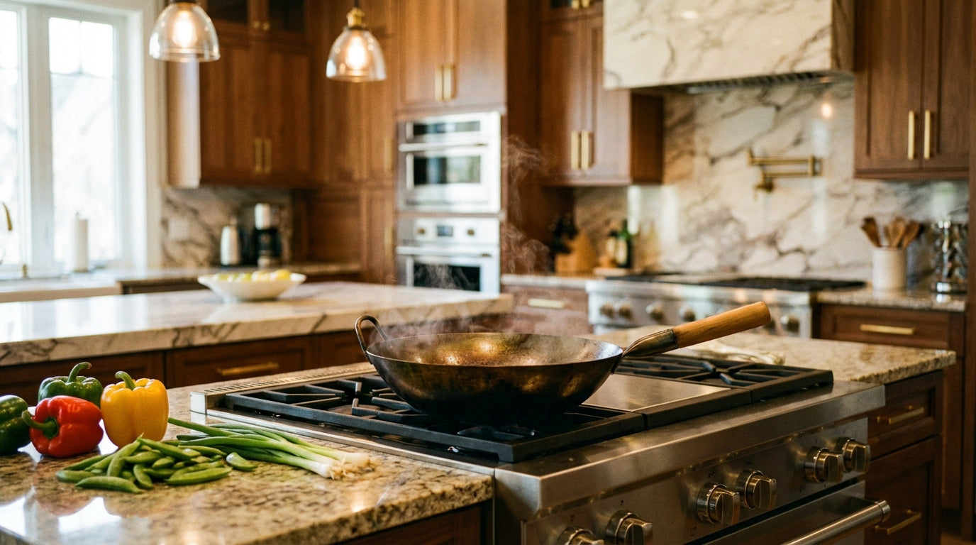 Wok This Way: A Non-Toxic Carbon Steel Wok for High-Heat Stir-Fries