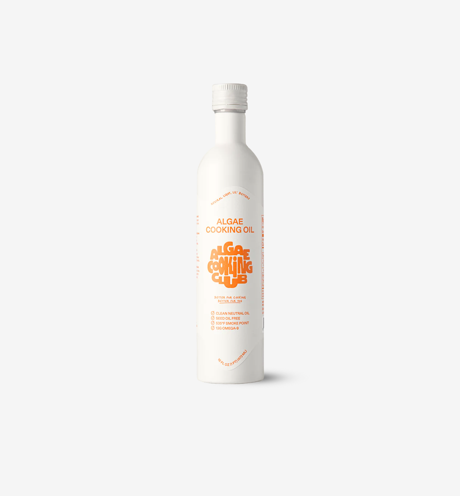 Algae Cooking Club - Algae Cooking Oil - 16 oz - Aluminum Bottle