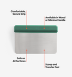 Bench Scraper - Green