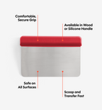 Bench Scraper - Red