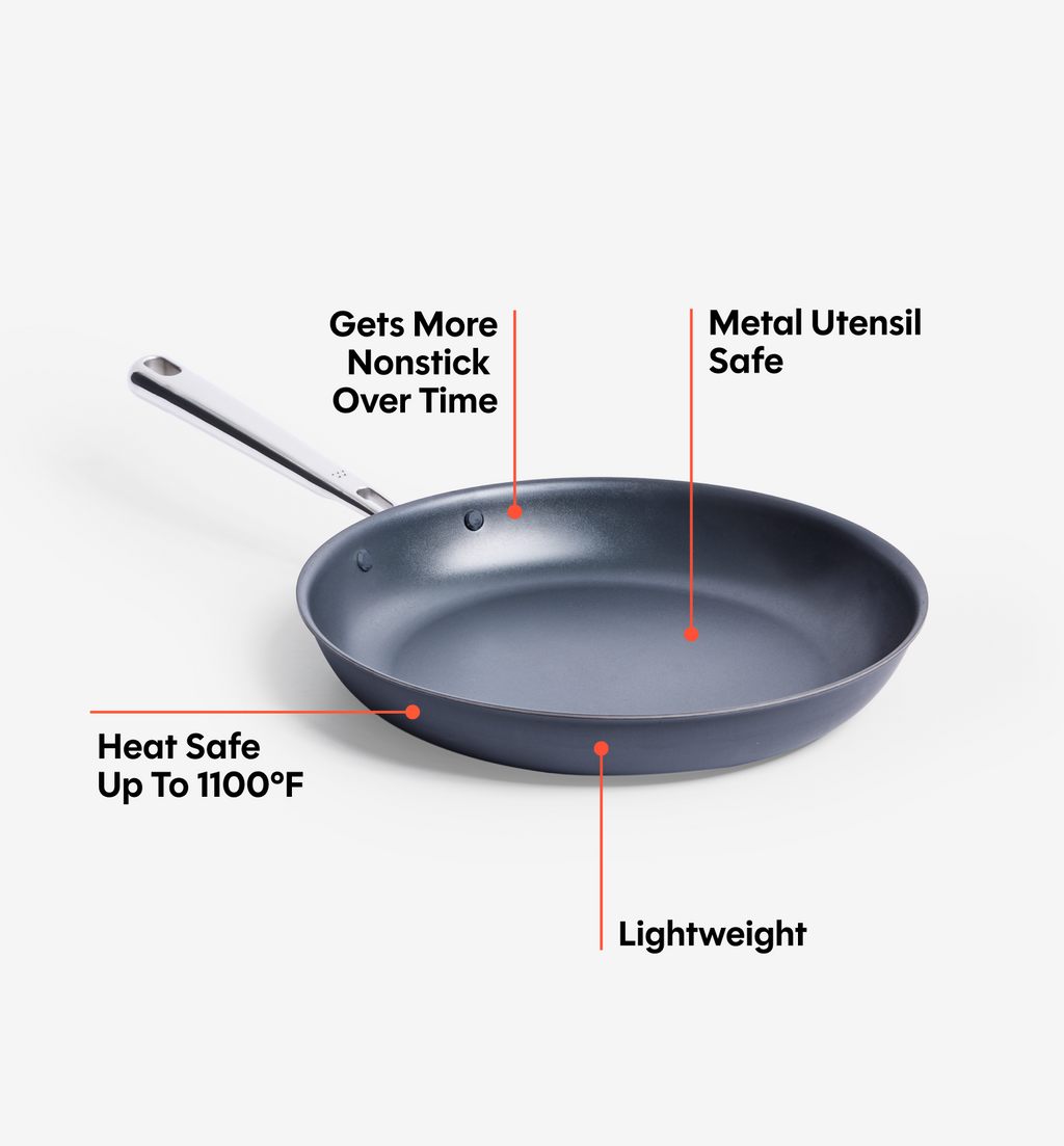 10" Carbon Nonstick™ Frying Pan + Glass Lid