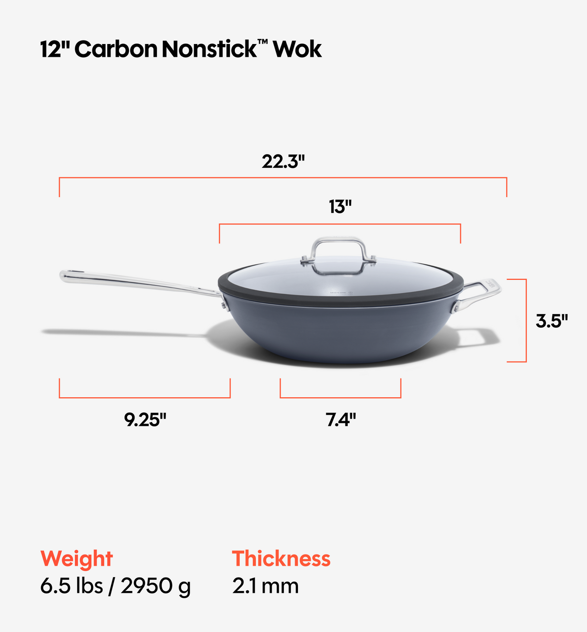 12" Carbon Nonstick™ Wok