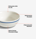 4-Piece Cereal Bowl Set - Blue