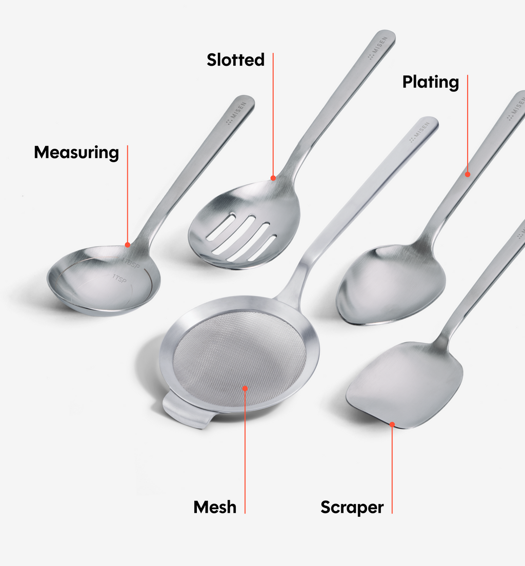 5-Piece Cooking Chef Spoon Set