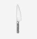 Misen chef's knife with gray handle and stainless steel blade