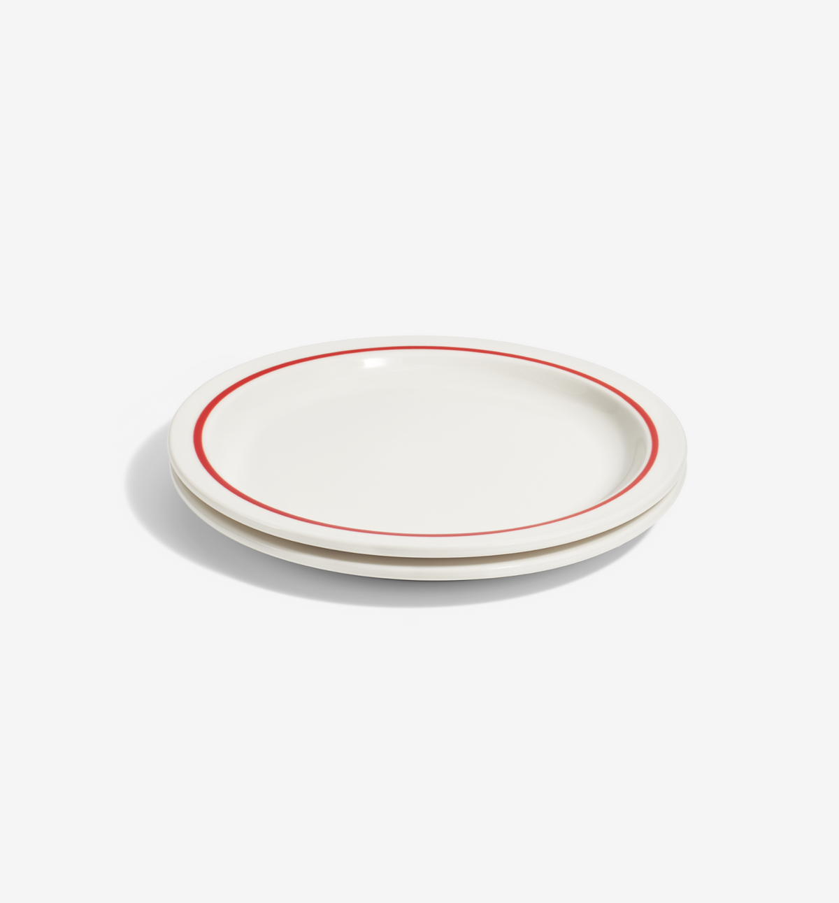 2-Piece Dinner Plate Set - Red