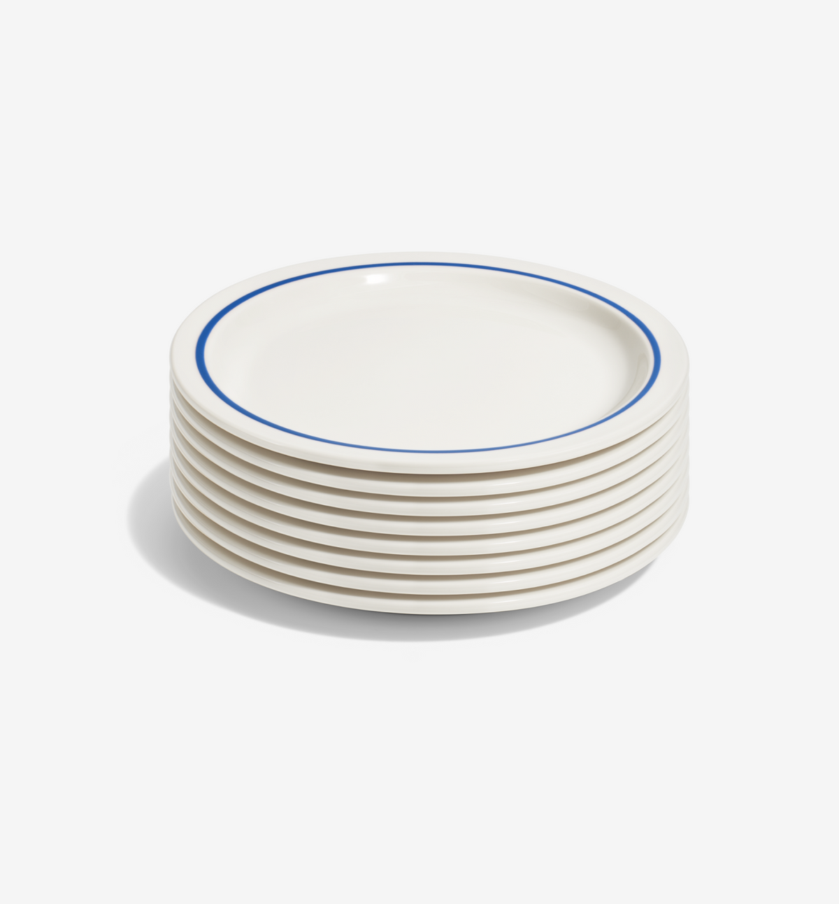8-Piece Dinner Plate Set - Blue