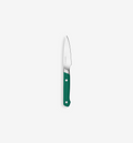 Misen paring knife with green handle and stainless steel blade