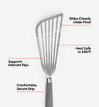 Stainless Steel Fish Spatula - Gray