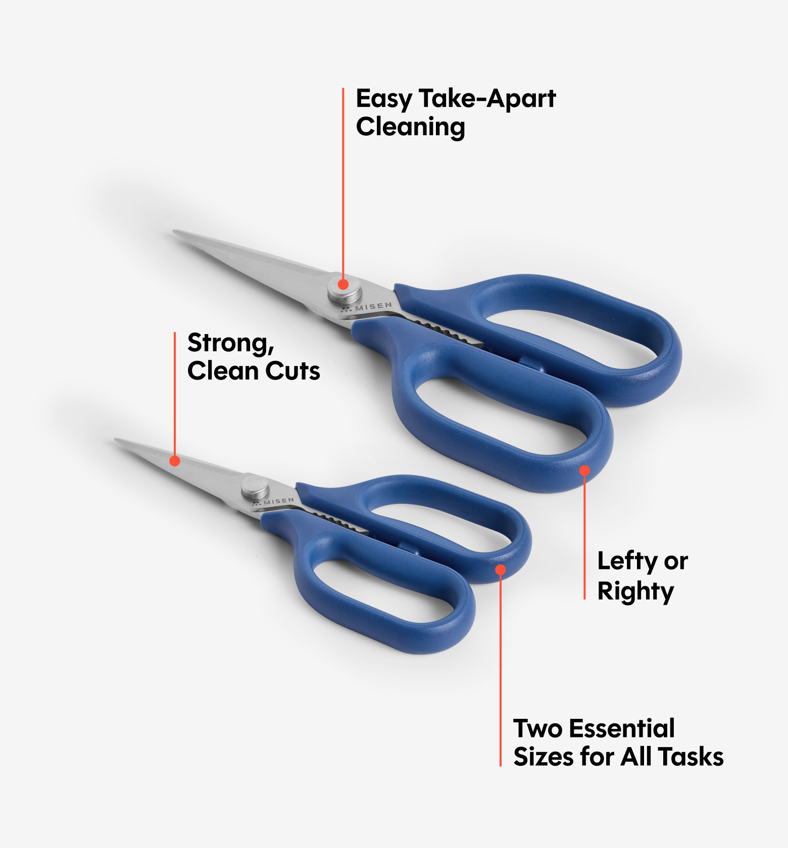 Kitchen Shears Set - Blue