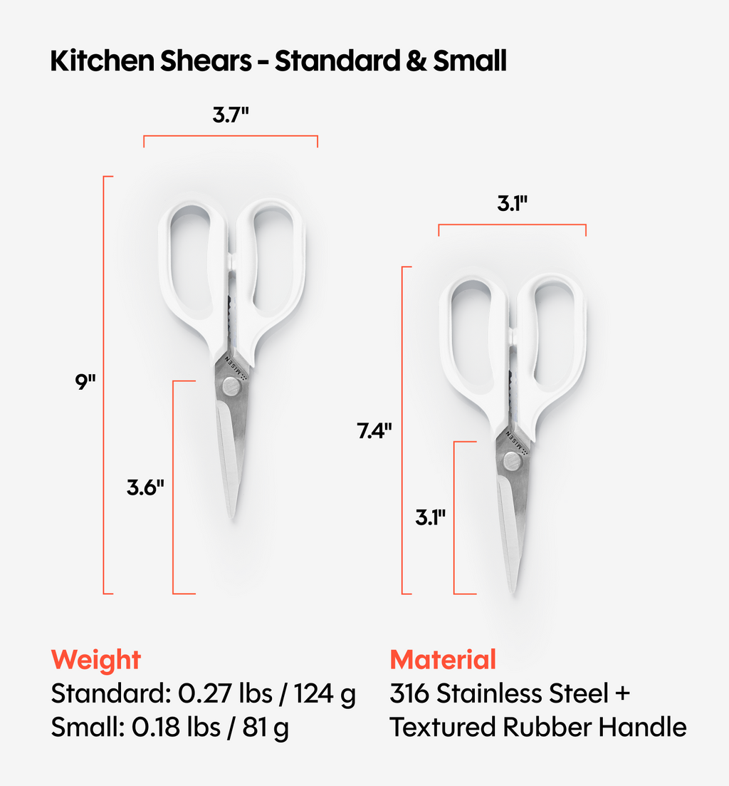 Kitchen Shears Set - White