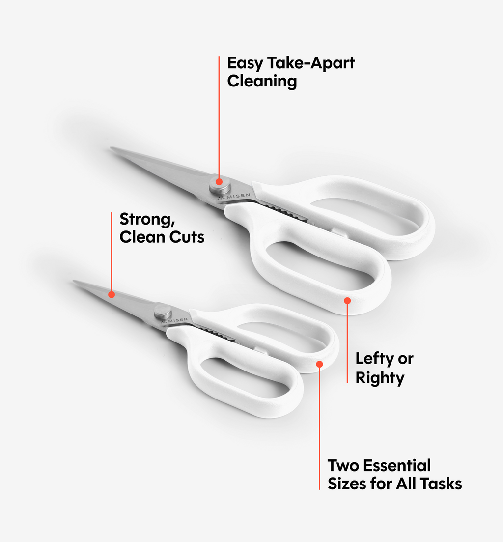Kitchen Shears Set - White
