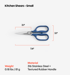 Kitchen Shears - Small - Blue