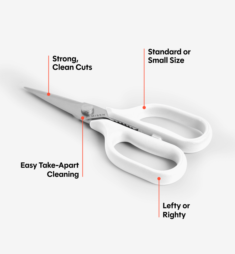 Kitchen Shears - Standard - White