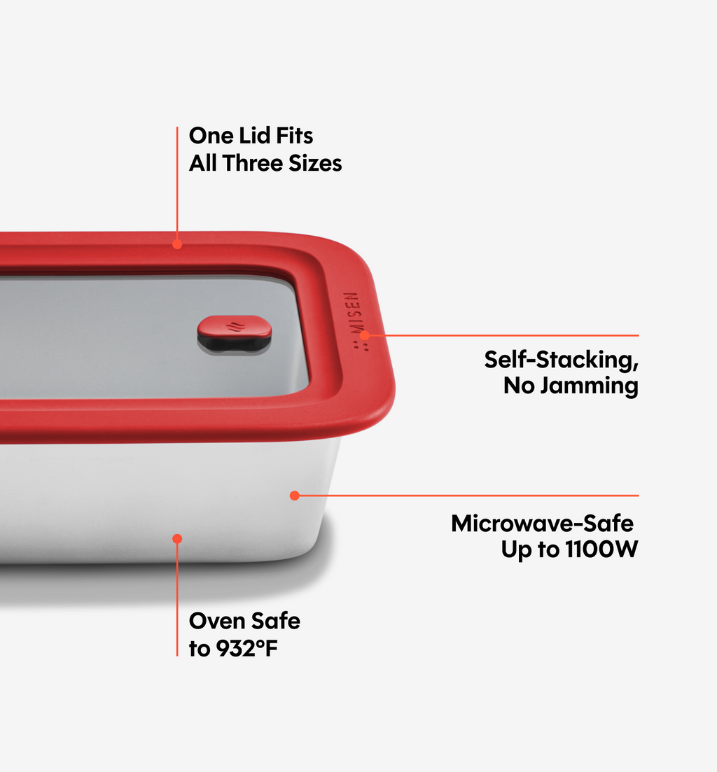 6-Piece Misenware Medium Set - Red