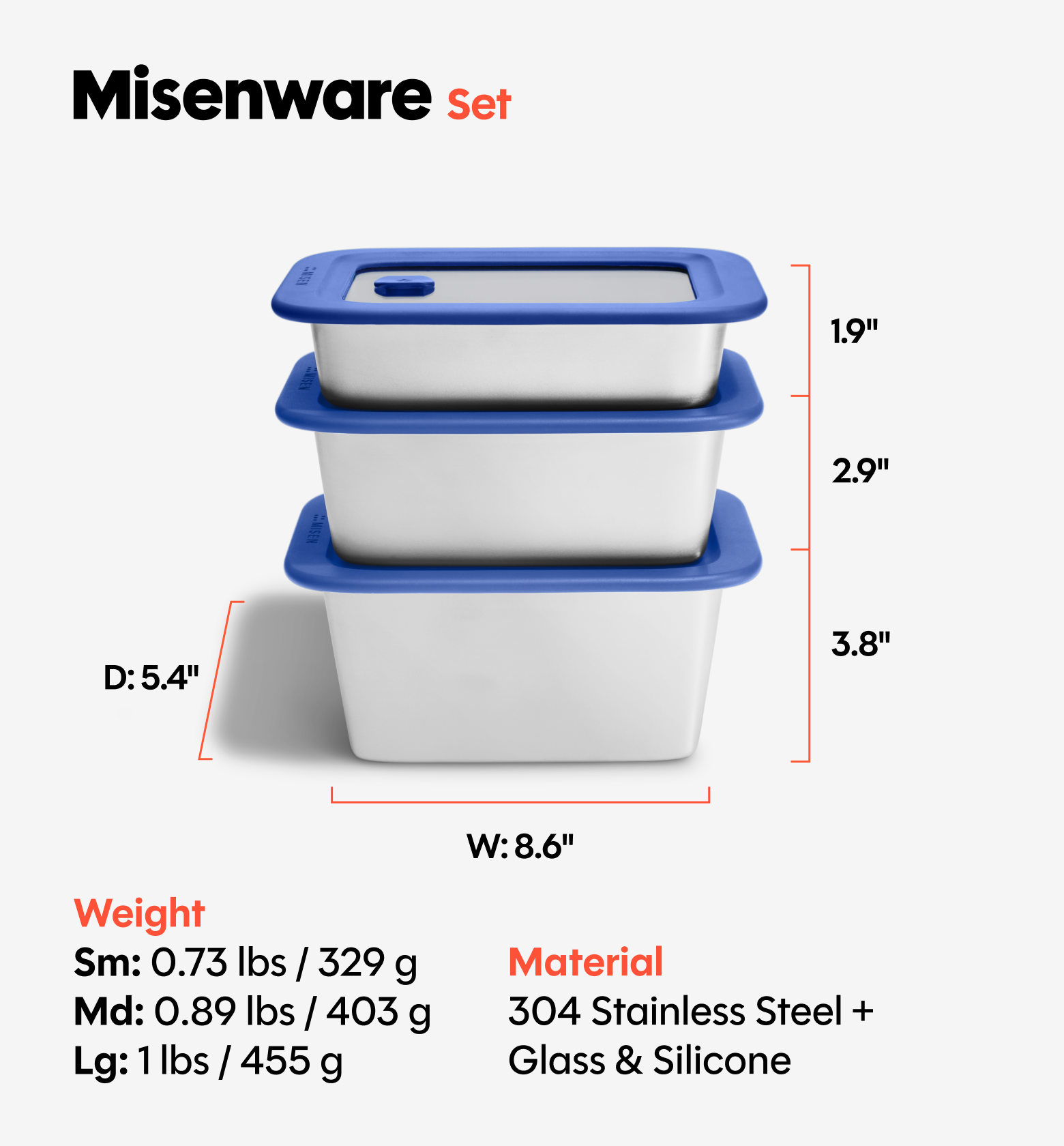 12-Piece Misenware Mixed Set