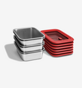 12-Piece Misenware Mixed Set - Red