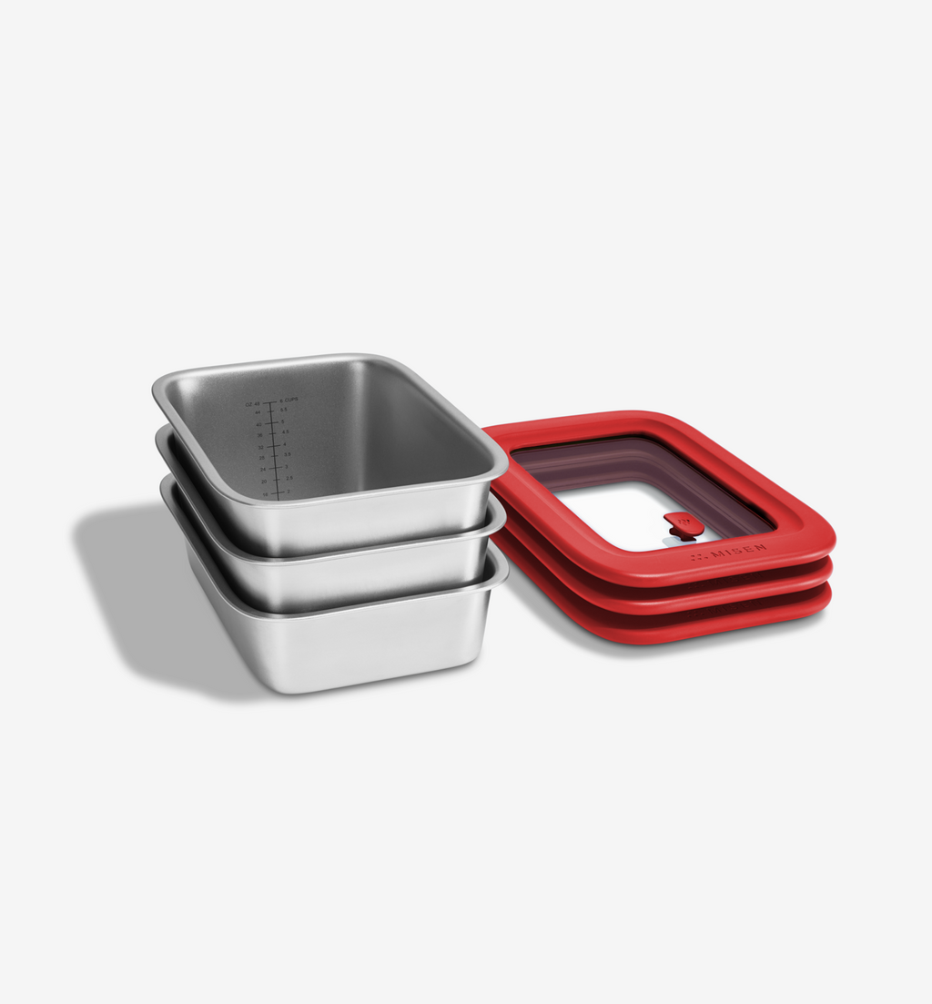6-Piece Misenware Mixed Set - Red