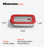 6-Piece Misenware Small Set - Red