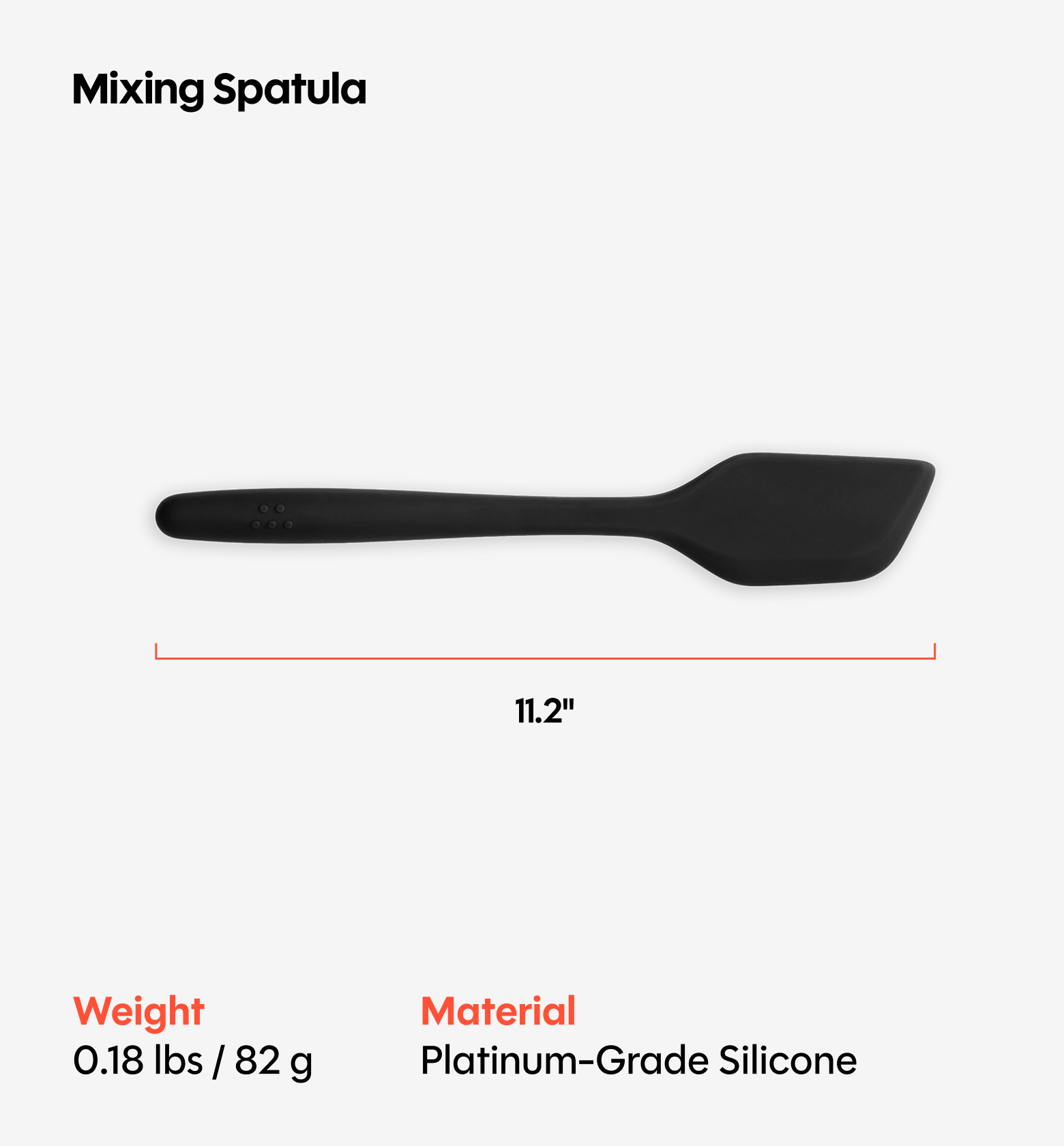 Mixing Spatula - Black
