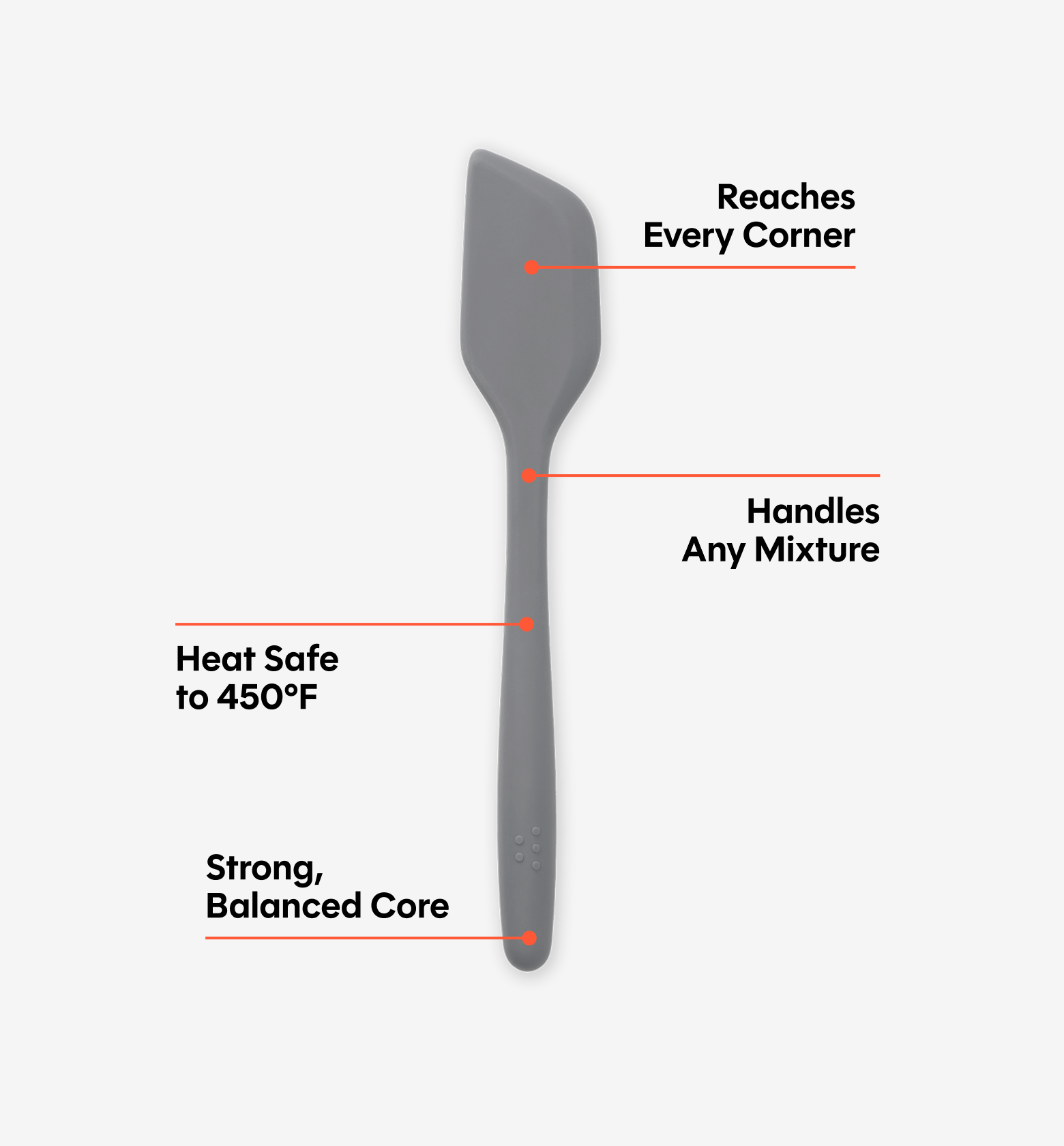 Mixing Spatula - Gray