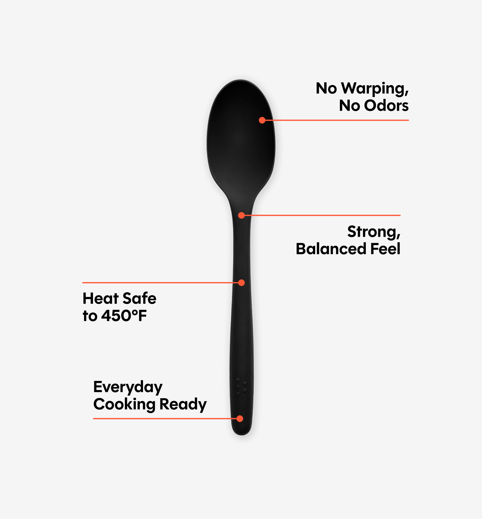 Mixing Spoon - Black