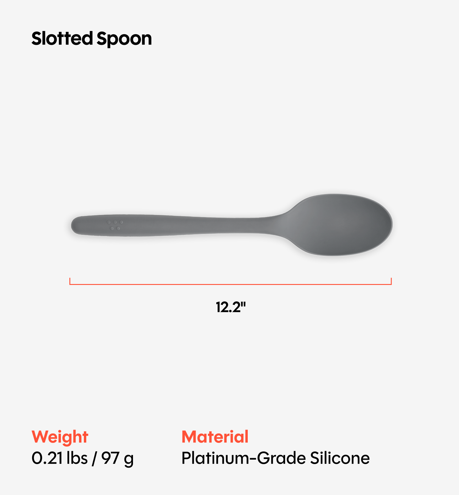 Mixing Spoon - Gray