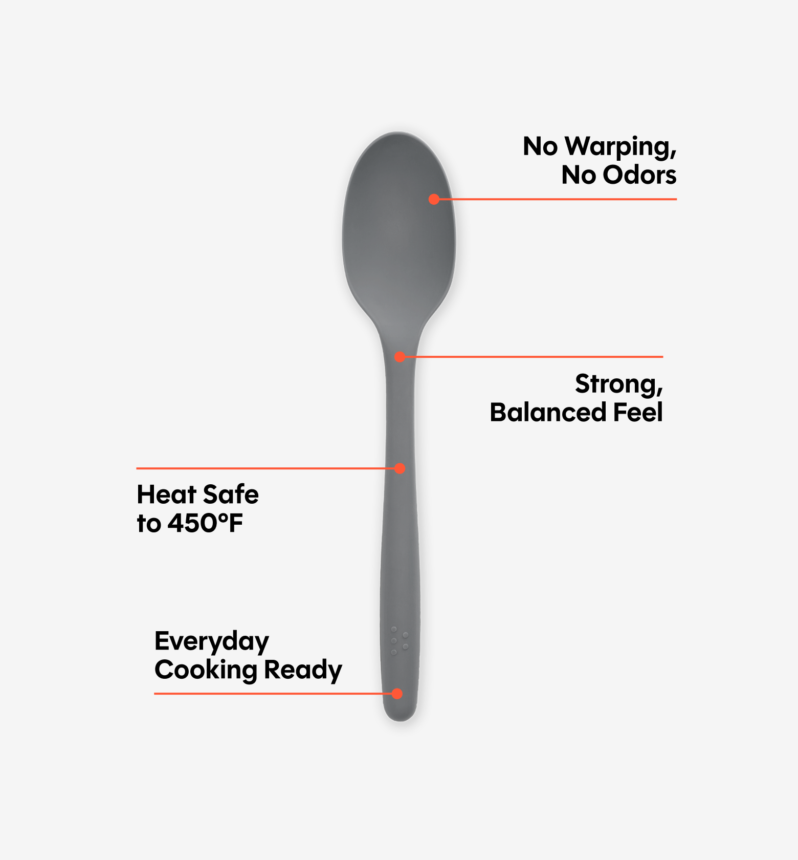 Mixing Spoon - Gray