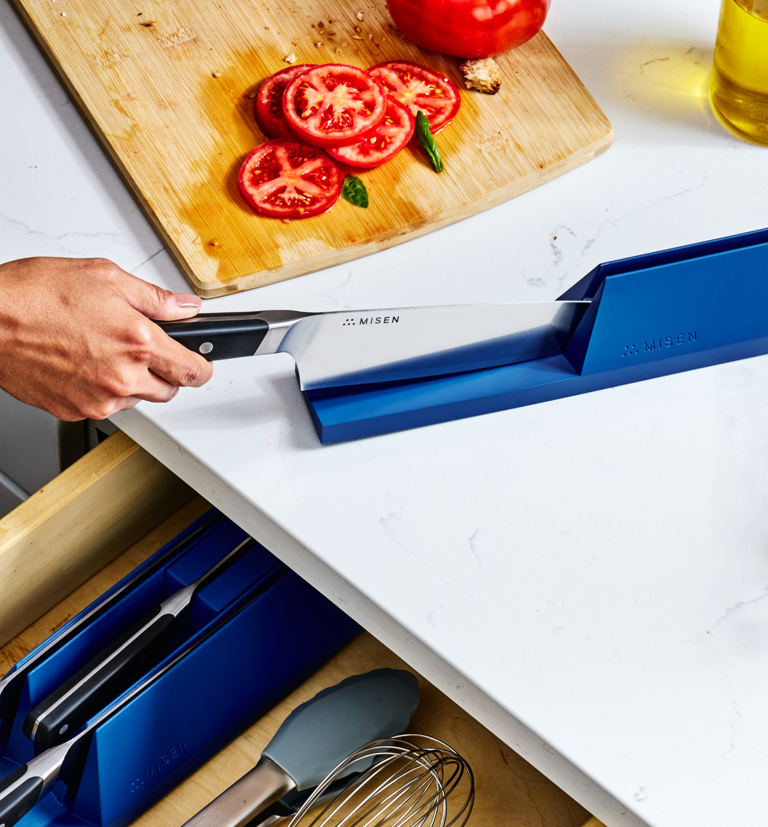 3-Piece Modular Knife Storage Set - Blue