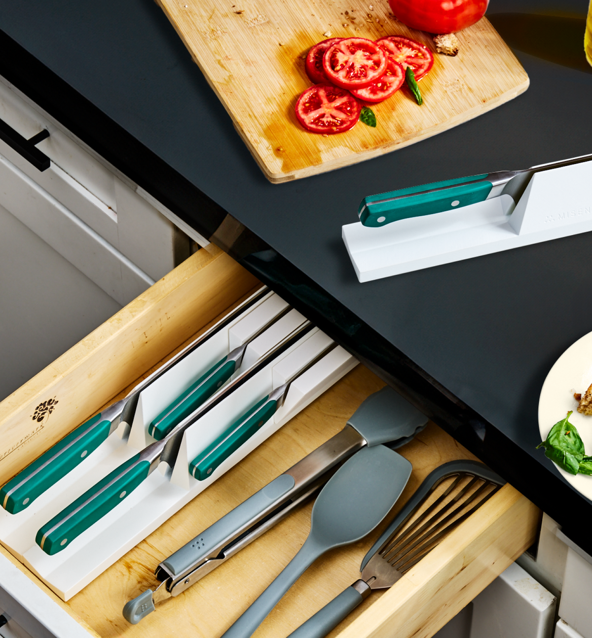 5-Piece Modular Knife Storage Set - Black