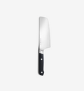 Misen nakiri knife with stainless steel blade and black handle