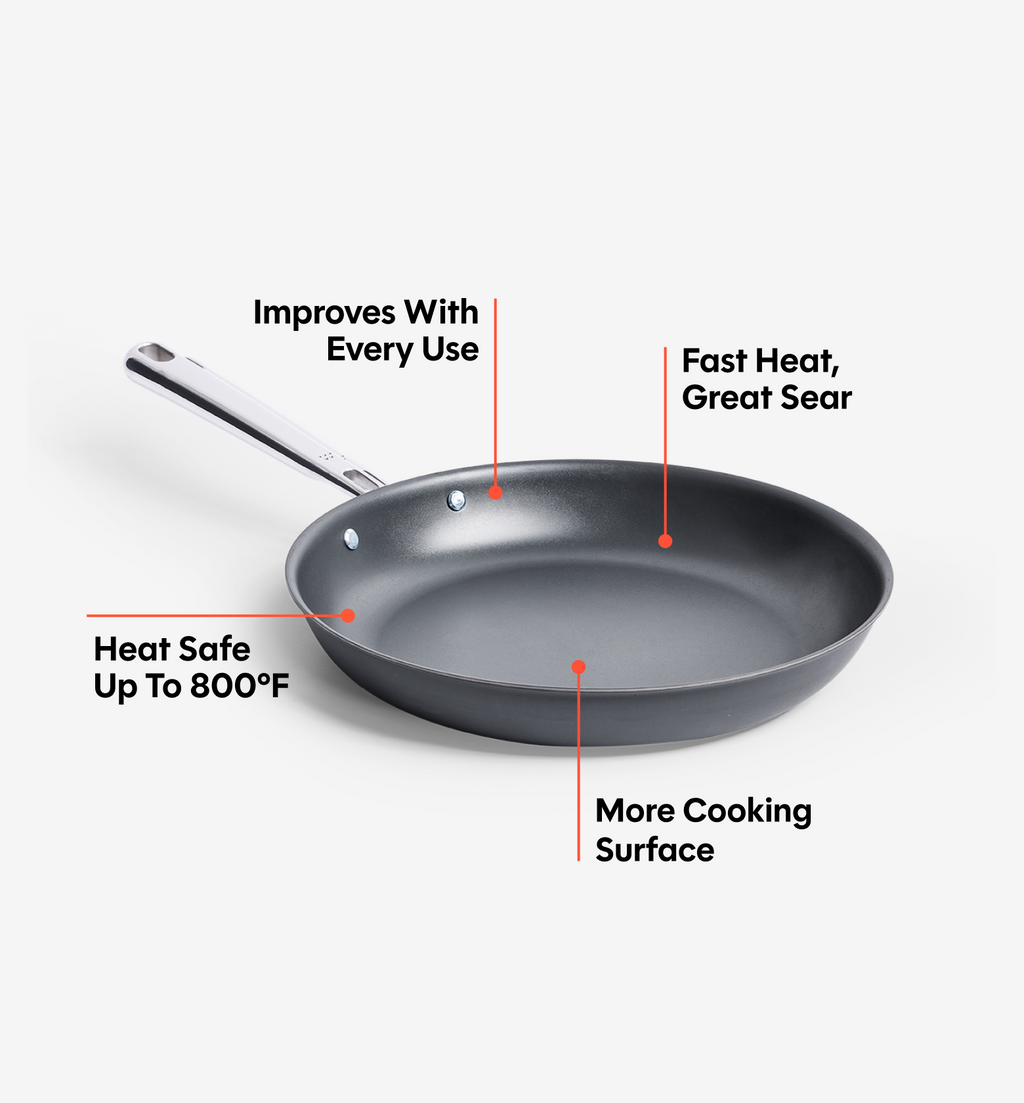 10" Pre-Seasoned Carbon Steel Frying Pan