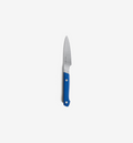 Misen paring knife with blue handle and stainless steel blade
