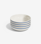 4-Piece Pasta Bowl Set - Blue