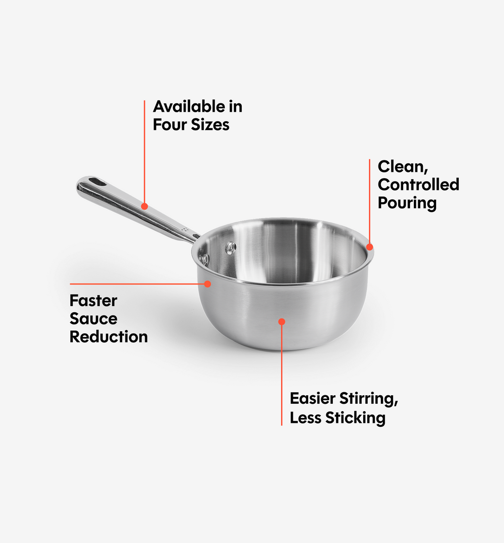 1.5 QT Stainless Steel Saucier