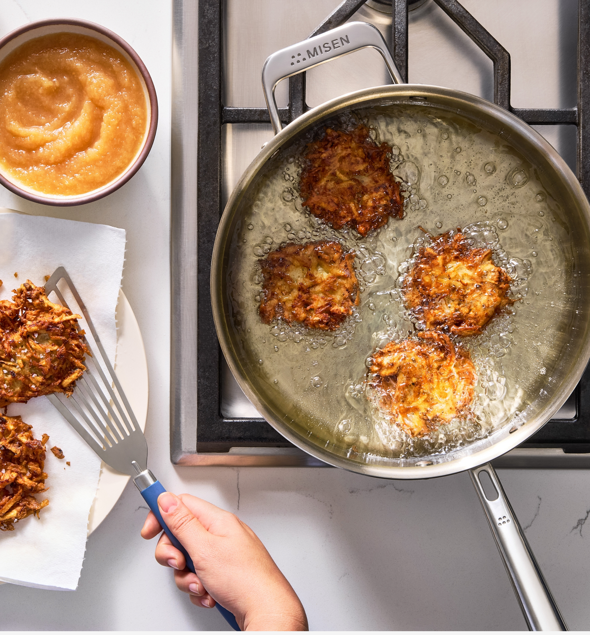 3 QT Stainless Steel Sauté Pan