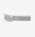 8-Piece Salad Fork Set - Polished