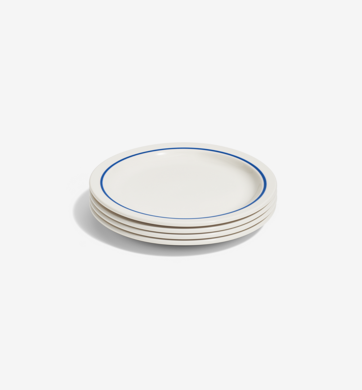 4-Piece Salad Plate Set - Blue