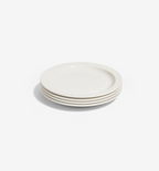 4-Piece Salad Plate Set - White