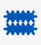 Misen blue silicone pan separators set of 8 arranged in grid